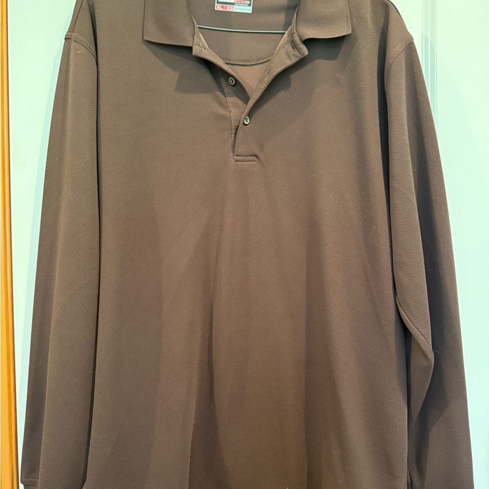Grand Slam Men's Brown Polo Shirt